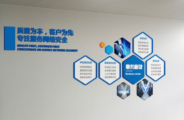 某安全企業文化墻設計